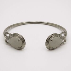 NWOT Kendra Scott Vintage Ivory Mother of Pearl Andy Cuff Bracelet in Silver